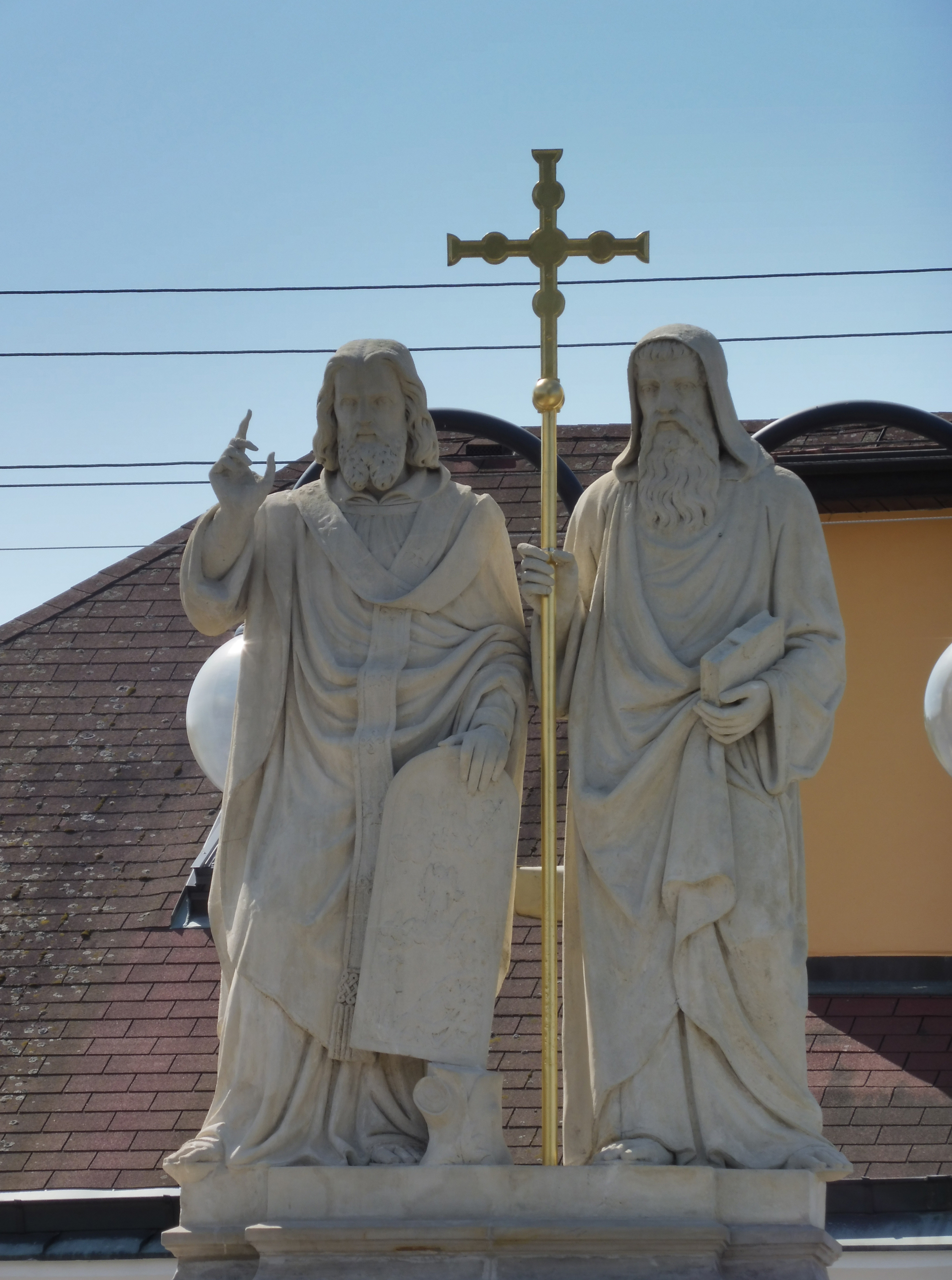 Dřevohostice sousoší Cyrila a Metoděje