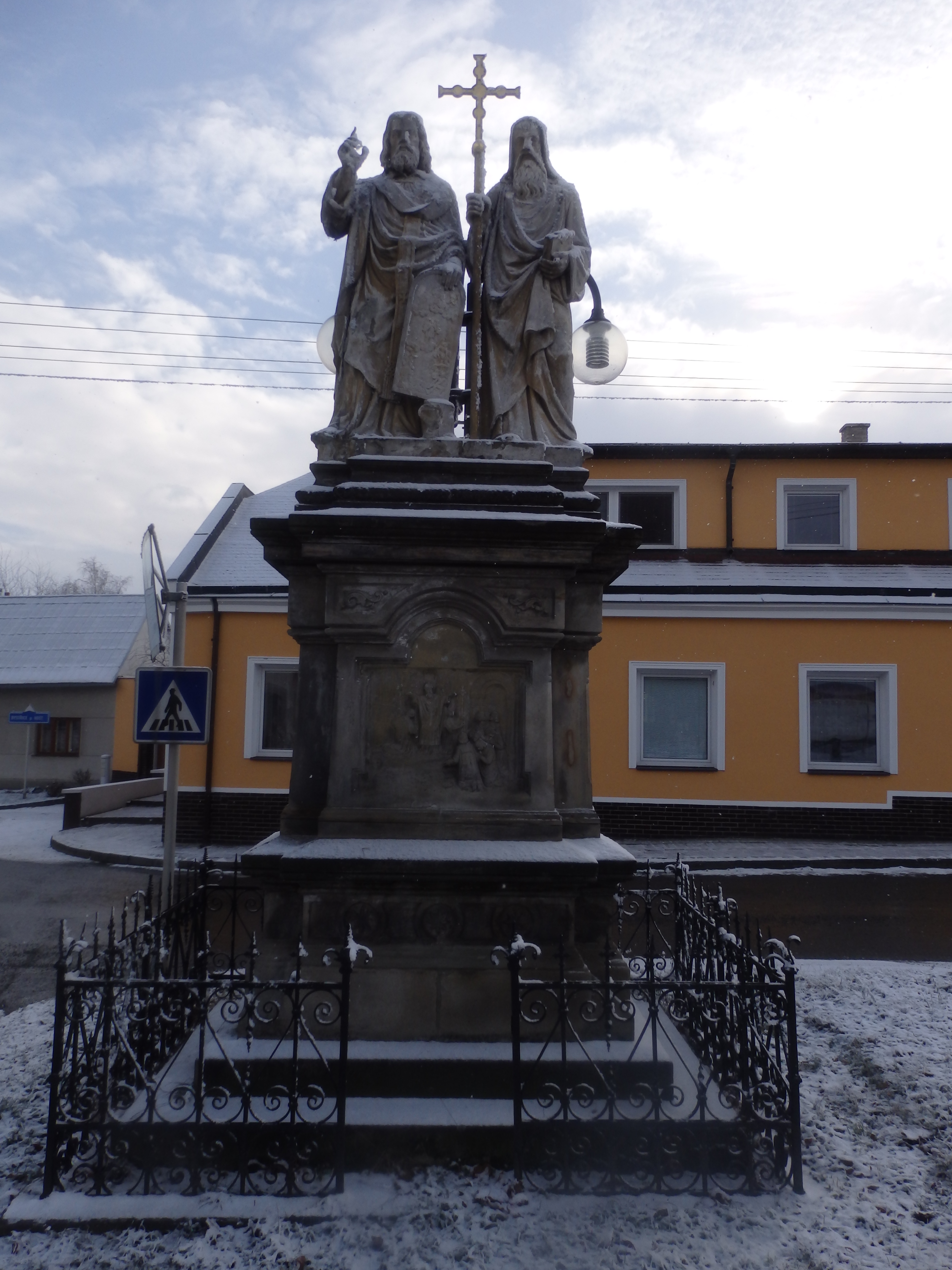 Dřevohostice sousoší Cyrila a Metoděje