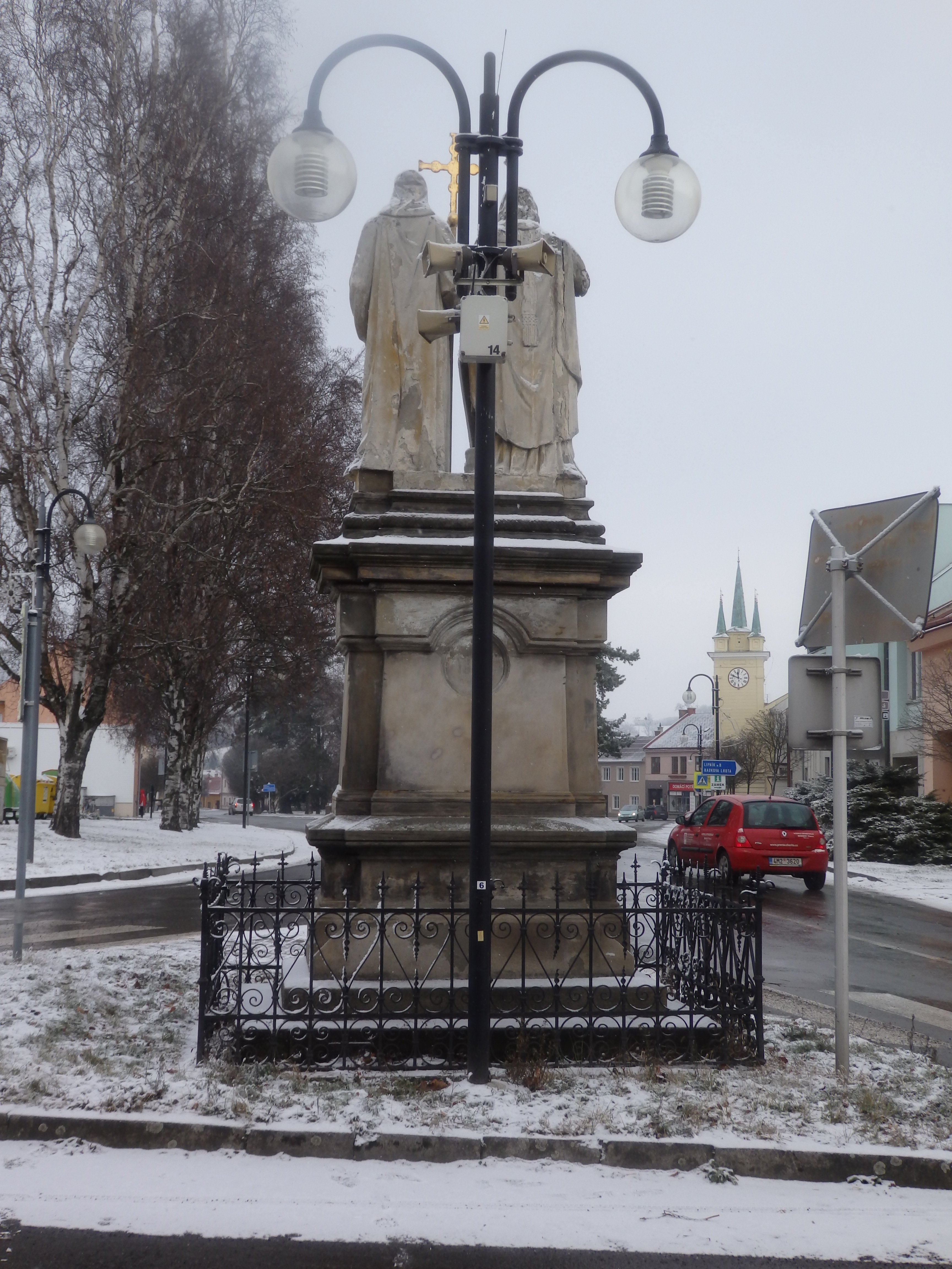 Dřevohostice sousoší Cyrila a Metoděje