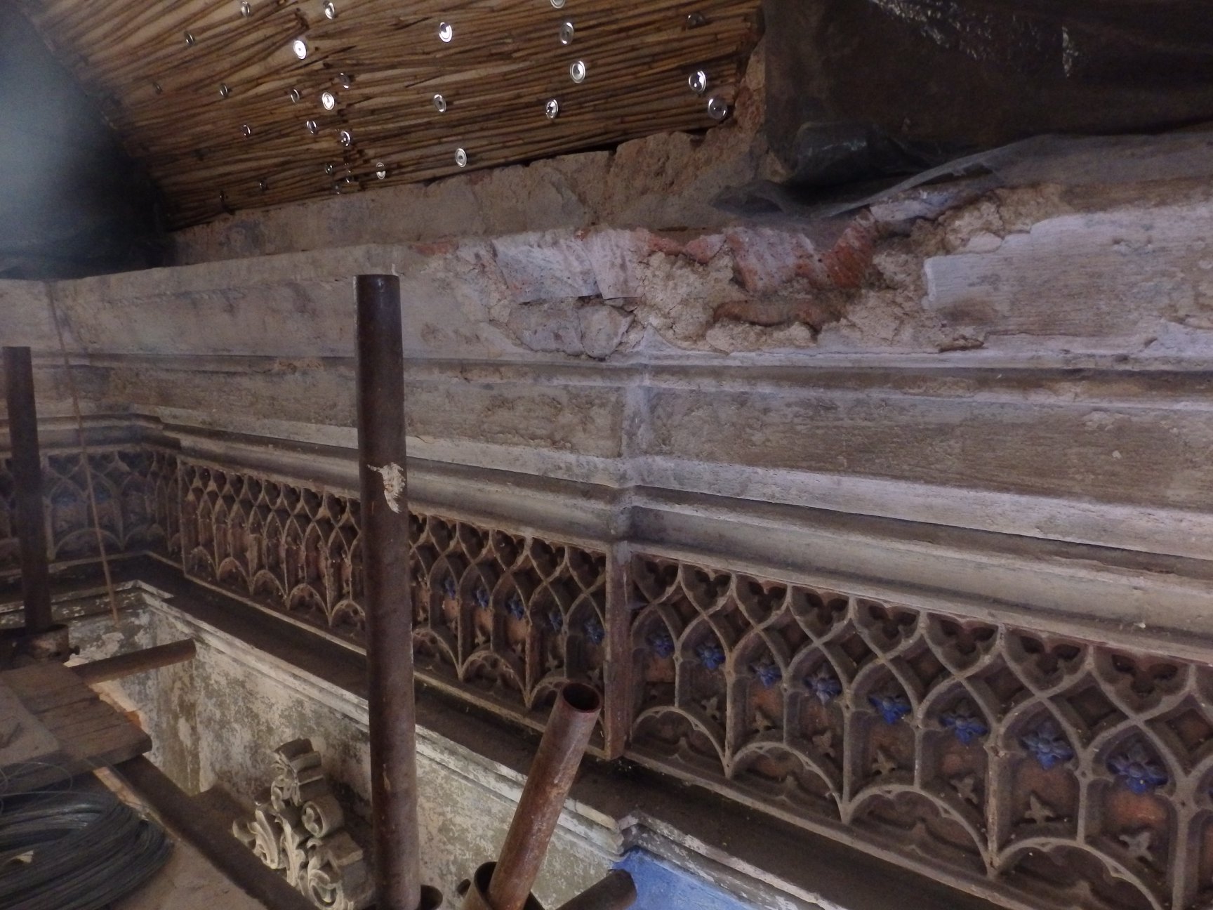 Medlov hrobka rodiny Fogel-Coufal — průběh