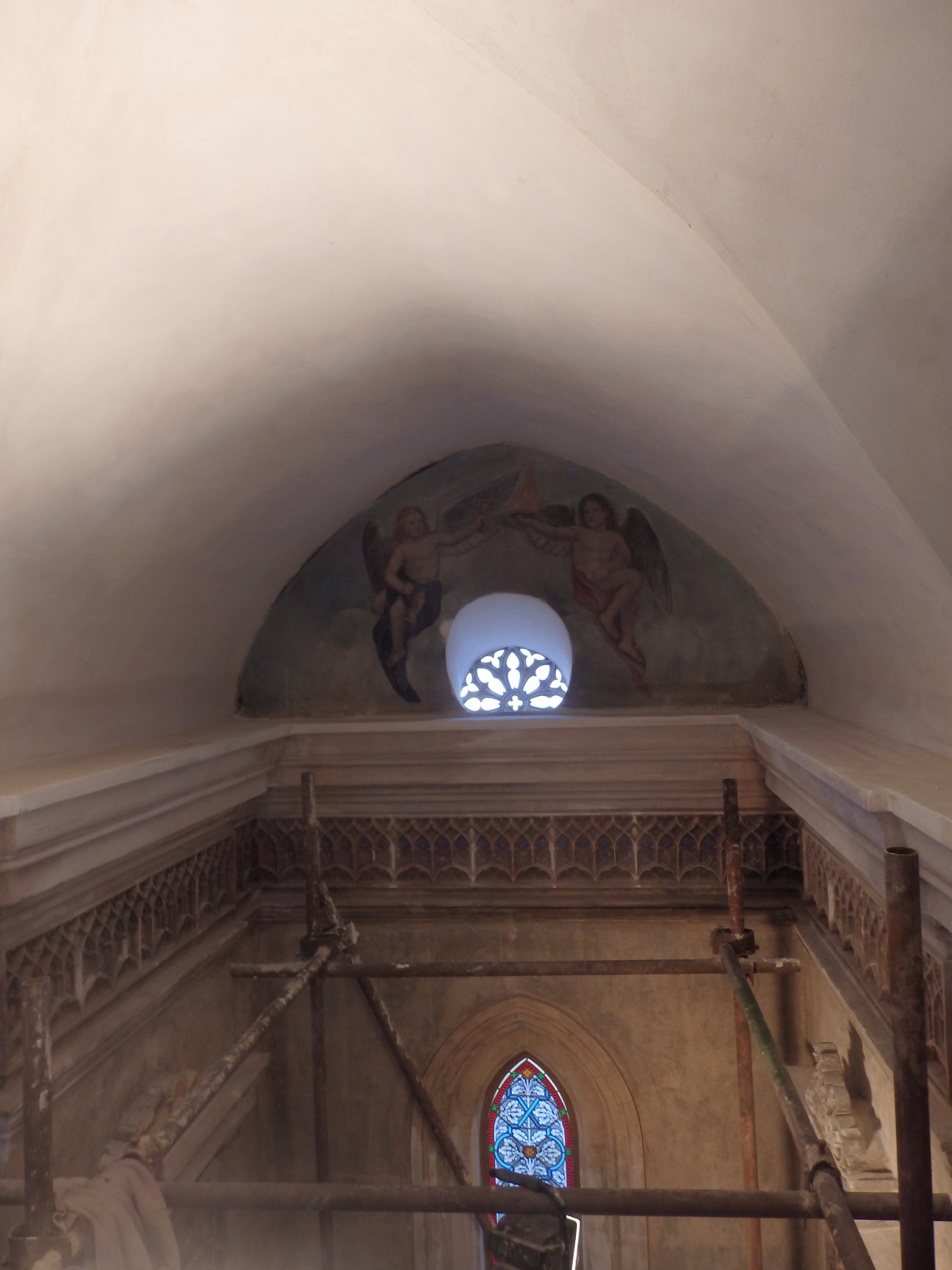 Medlov hrobka rodiny Fogel-Coufal — průběh