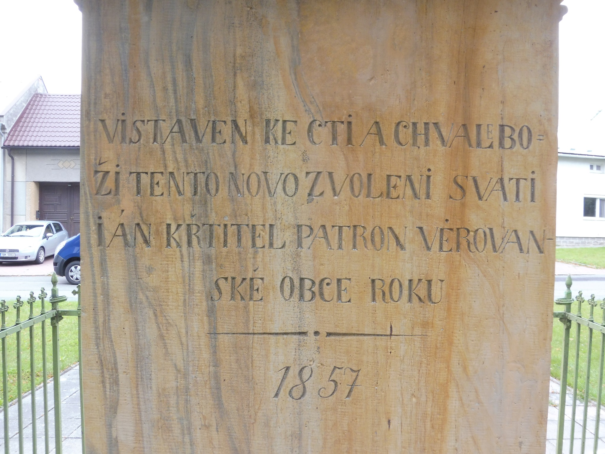Věrovany sousoší sv. Jana Křtitele