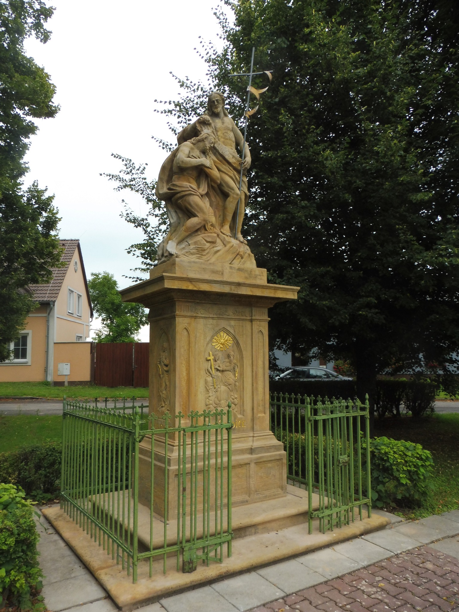 Věrovany sousoší sv. Jana Křtitele