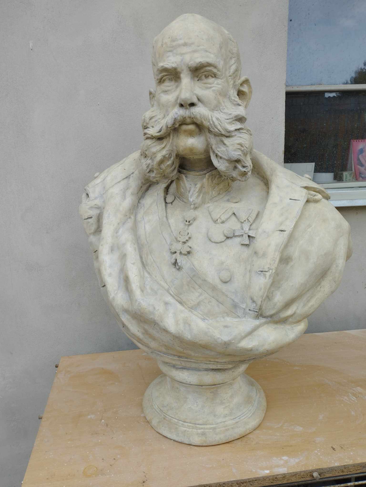 Medlov bysta Františka Josefa I.