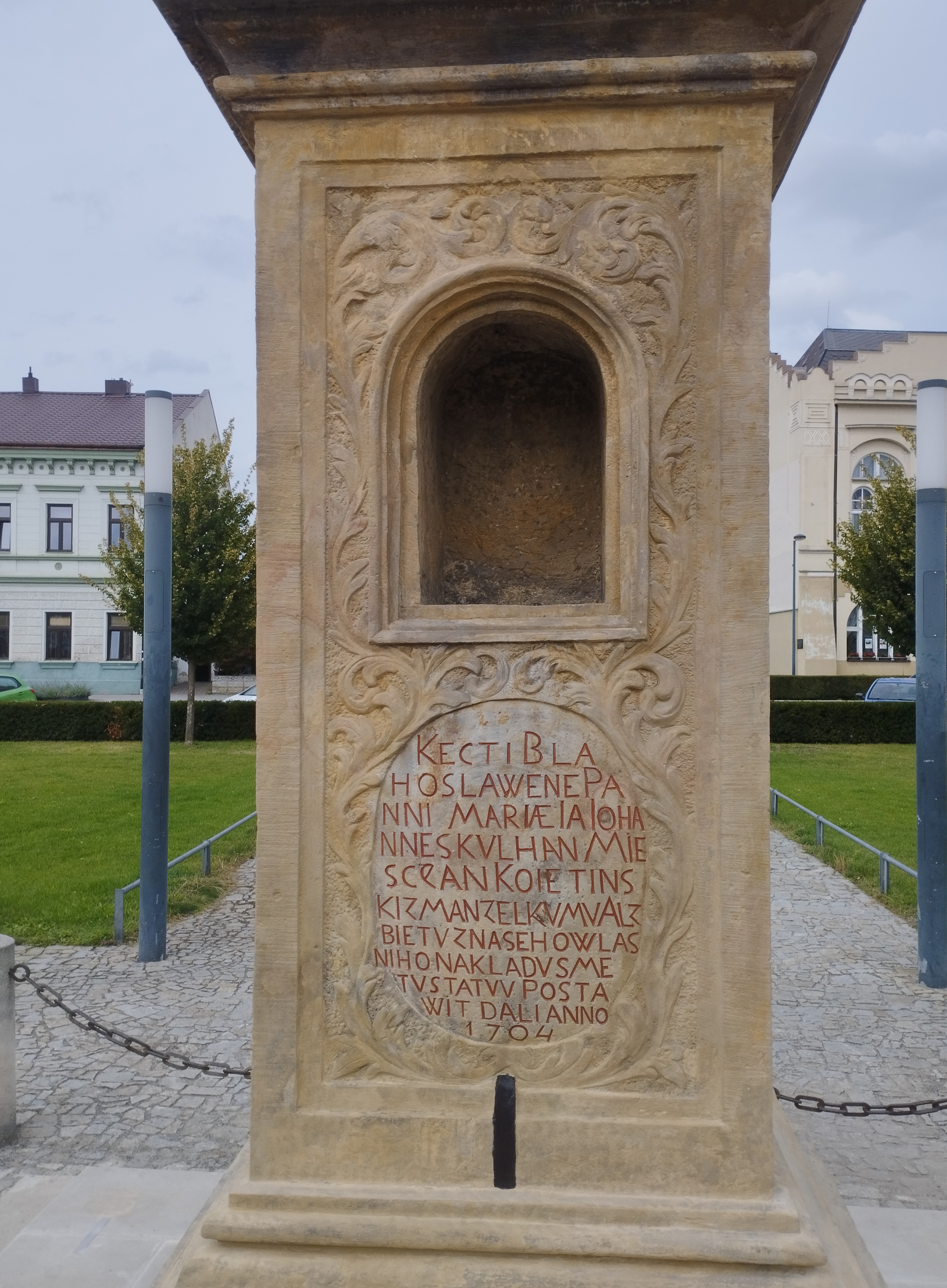 Kojetín Morový sloup — po