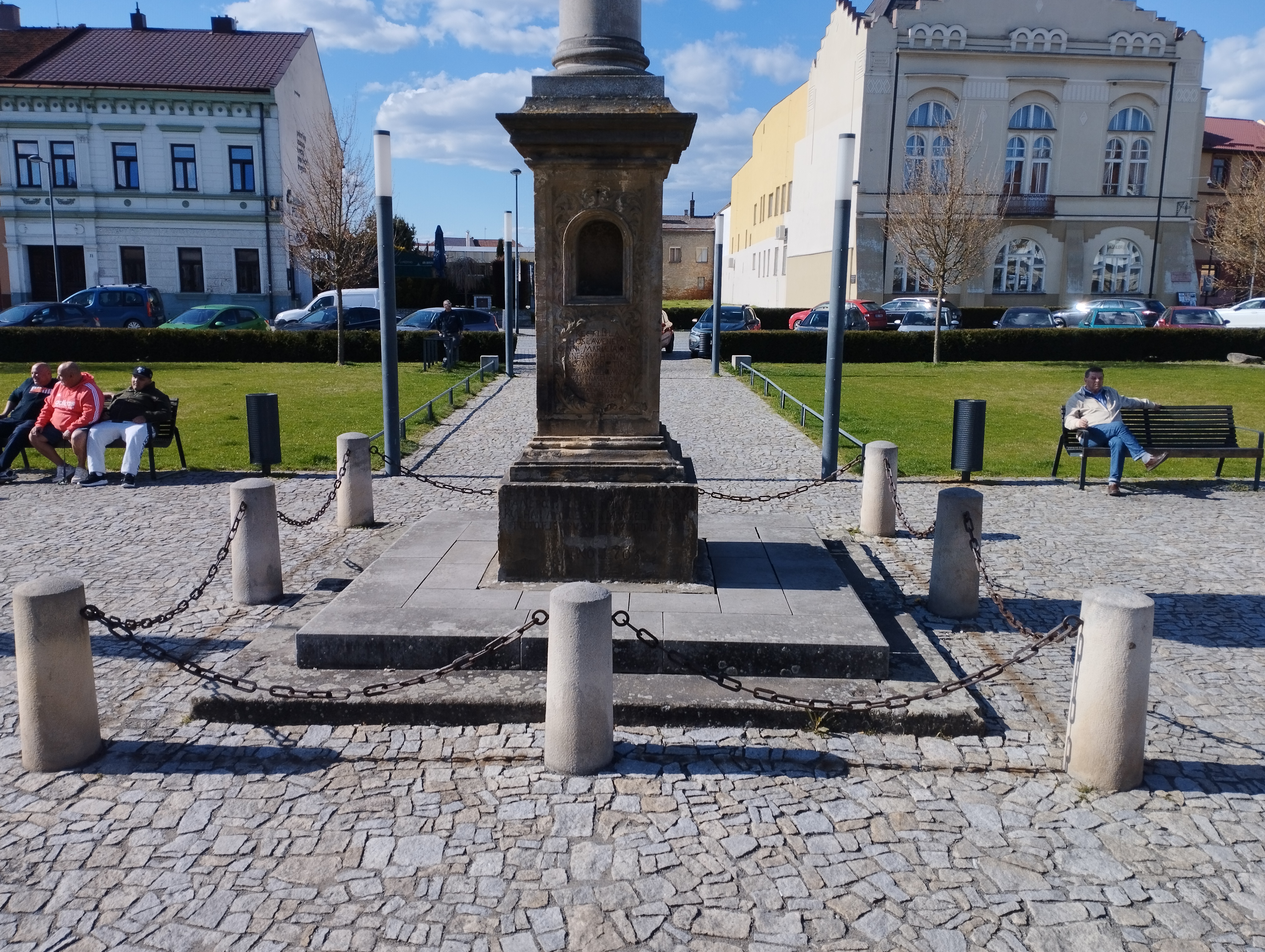 Kojetín Morový sloup — před